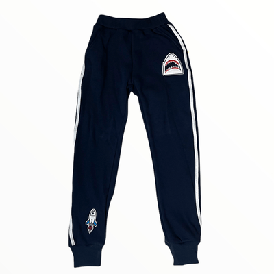 Lola + The Boys Varsity Patch Jogger Set Navy