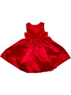 Lola + The Boys Veronica Satin Bow Dress