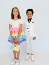 Lola + The Boys White night special occasion suit