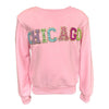 Lola + The Boys Women's Chicago Gem Sweatshirt - Pink