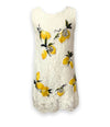 Lola + The Boys Women’s Crystal Lemon Lace Dress