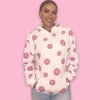 Lola + The Boys Women’s Pink Emoji Hoodie