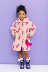 Lola + The Boys Womens Lighting Flash Teddy Coat