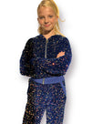 Lola + The Boys Womens Midnight Magic Sequin Set