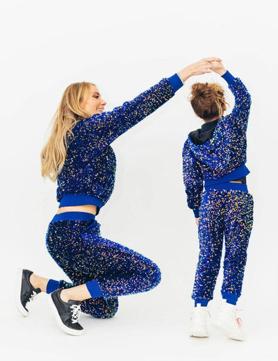 Lola + The Boys Womens Midnight Magic Sequin Set